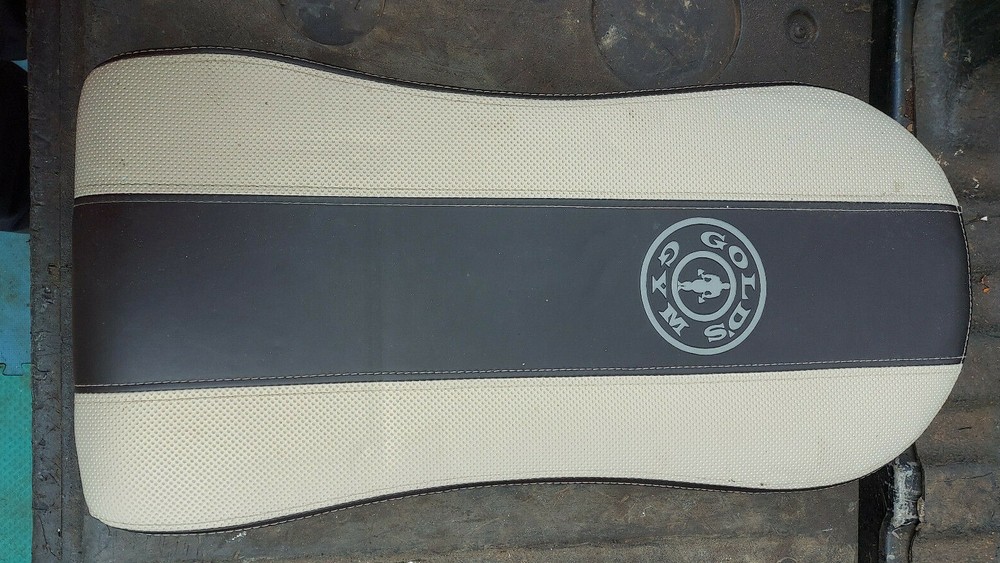 21VV42 CUSHION FROM GOLDS GYM EXERCISE BENCH: 24-1/2″ X 12″, 17-3/4″ X 4-1/2″