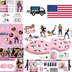 Portable Home Gym System with Multifunction Push Up Board and Accessories