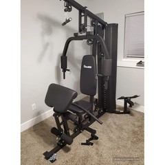 Full Body Home Gym System Exercise Equipment Weight Workout Station 148lbs