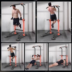 Entrenamiento de fuerza en el gimnasio en casa, dominadas, fondos de 150 kg NEW