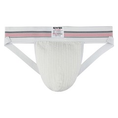 Mens Old Jockstrap with 2″ Waistband (White, Large)