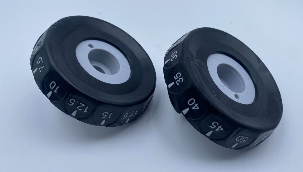 (2) Bowflex Nautilus 552 Series 1 or 2 Dumbbell Replacement Weight Selector Dial