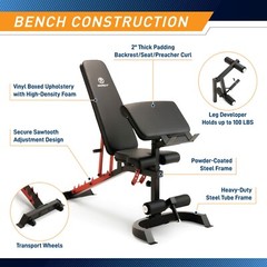 Deluxe Smith Cage Home Gym SM-7553 Weight Training Circuit Combo Machine – Marcy