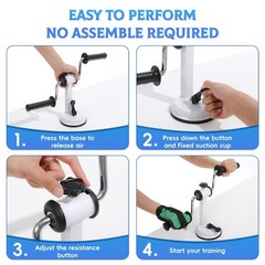 Arm Bike for Physical Therapy, Home Fitness Desk Bike for Seniors, Portable R…