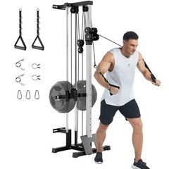 GarveeLife Wall Mount Cable Station, LAT Pulldown Machines with 19 … Fast Ship