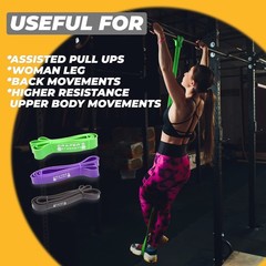 Draper’s Strength Heavy Duty Resistance Stretch Loop Bands for Powerlifting W…
