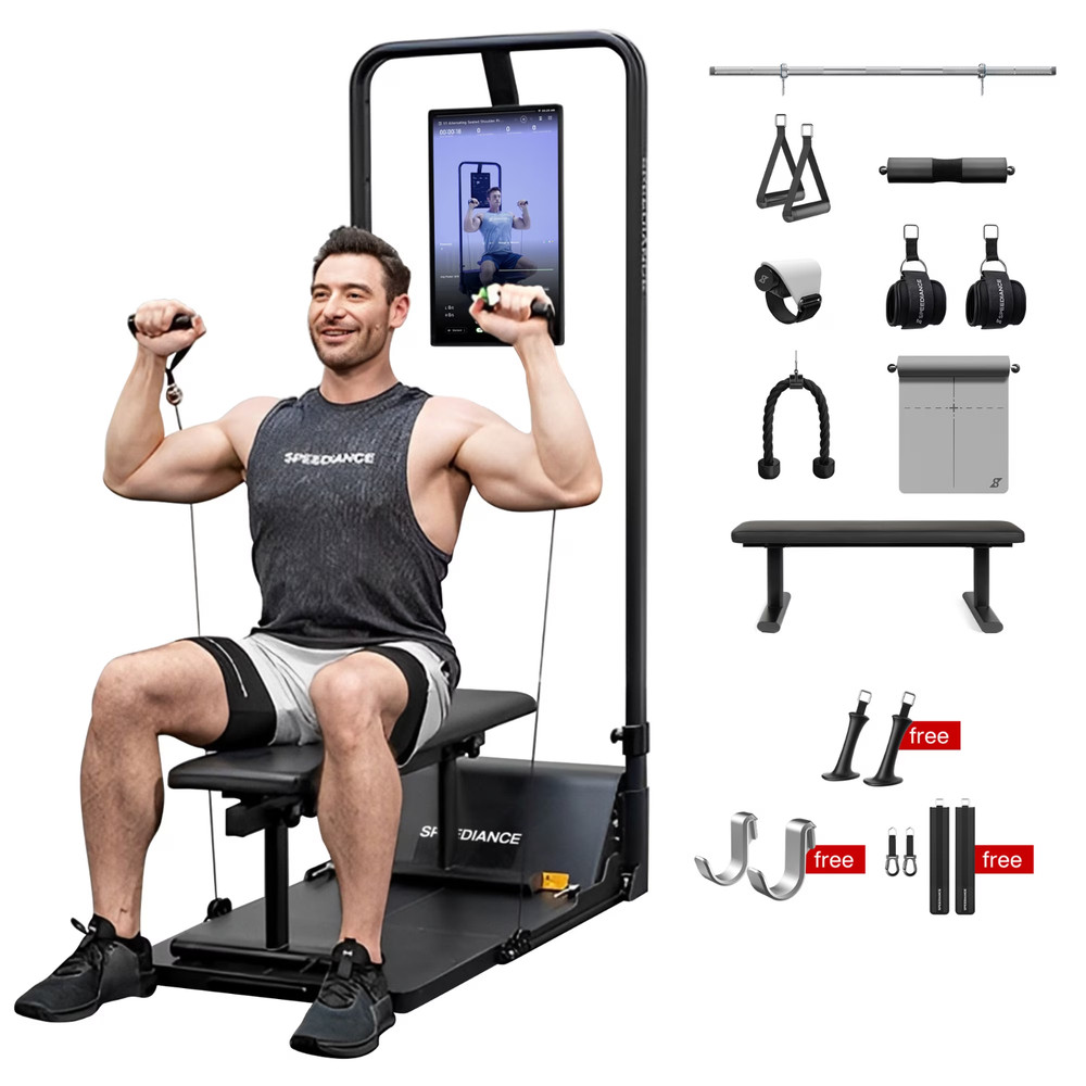 AI Smart Home Gym, All-in-One Digital Weight Workout Machine