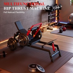 Hip Thrust Machine 900LBS Heavy Duty Glute Bridge Machine Home Gym Butt Exercise