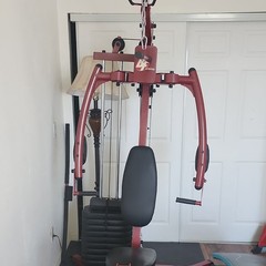 BF Adjustable BFM920 Home Gym Strength Training Machine Red Black