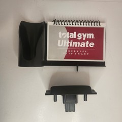 Total Gym Ultimate Exercise Flip Chart Exercise Book Tower Mount Bottle Holder