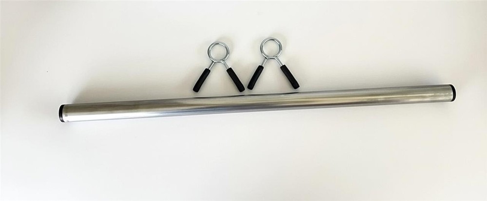 Total Gym Weight Bar 24″ for XLS & FIT Models – Steel Bar with Clips