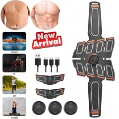 ABS EMS Muscle Stimulator For Men & Women, Abdominal Fitness Trainer