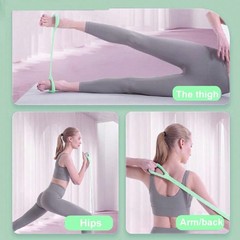 Figure 8 Resistance Band – Arm, Shoulder, Leg & Back Exerciser for Home Workouts