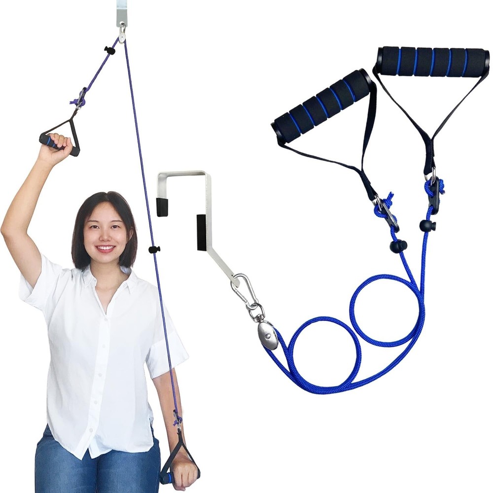 Shoulder Pulley for Physical Therapy, Pulleys for Shoulder Rehab Over Door, S…