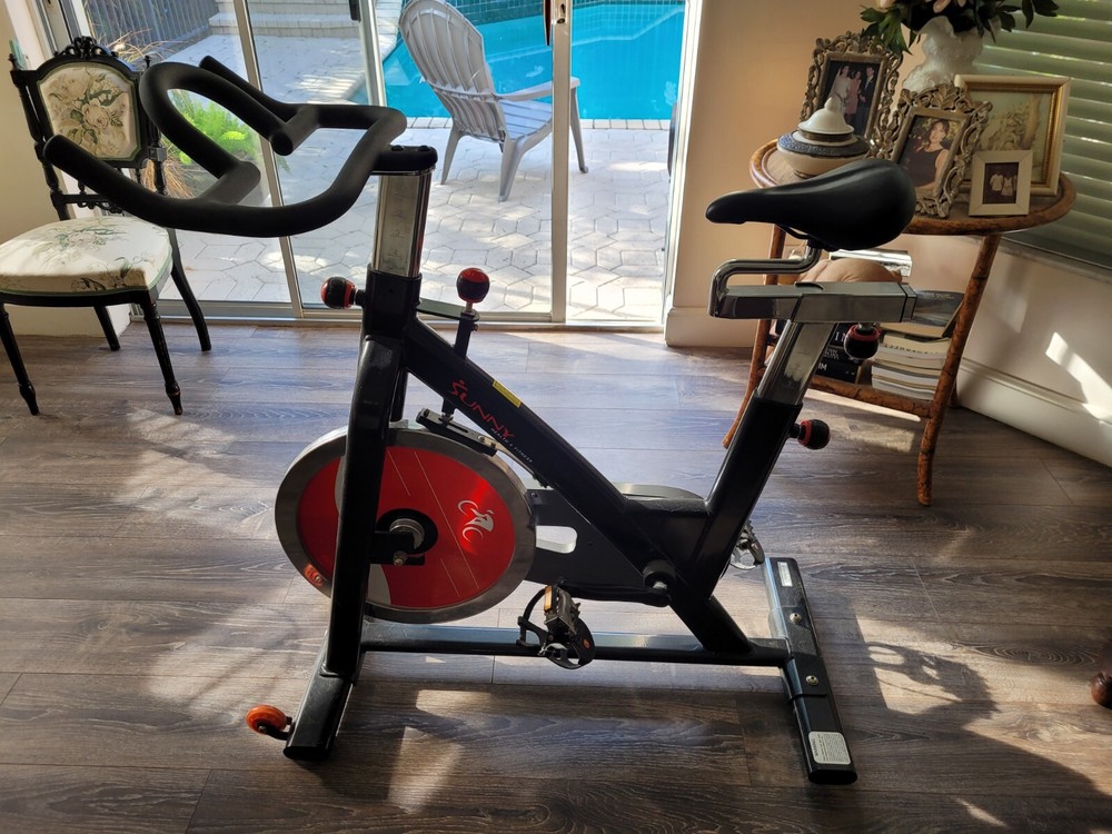 Sunny health SF-B 1002 belt drive indoor cycling bike pretty new