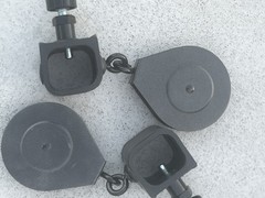 Set of 4 Bowflex Xceed Xtreme 2 OEM Slider Pulley w Locking Pin FREE SHIP