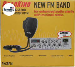 RKCBFM Dual-Mode AM/FM CB Radio for Truckers Full 40 Channels Pro Emergency Chan