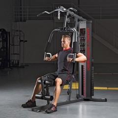Marcy Full Body 150lb Weight Stack Home Gym Dual-Functioning Workout Machine