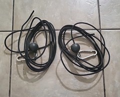 Bowflex Revolution Main Engine 129” Rope Cables w/ Snap Hooks (Set of 2)