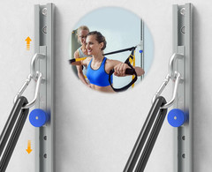 Wall-Mounted Anchor Fitness System – Adjustable, Multi-Functional, Space Saving