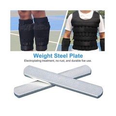 PXRJE Weighted Vest Steel Plates Adjustable Rustproof Strength … FAST USA SHIP