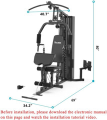 Home Gym Multifunctional Full Body Home Gym Equipment for Home Workout Equipment
