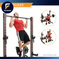 Industrial Inspired Heavy Duty Home Gym System for Bodybuilding and Strength Tra