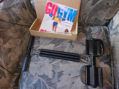 Go Gym Vintage Portable Gym System 1986 Stretch Strength w/ Original Instruction