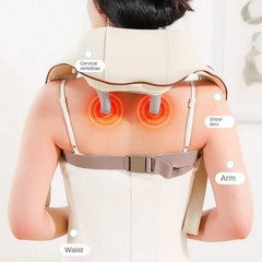 Neck & Shoulder Heating Massager, Deep Kneading Cervical Spine Relief