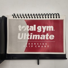 Total Gym Ultimate Exercise Flip Chart Exercise Book Tower Mount Bottle Holder