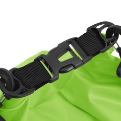 Dry Bag with Zipper Green 4 gal PVC