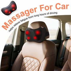 Shiatsu Back & Neck Massager with Heat, Deep Tissue Kneading Electric Massage…
