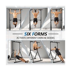 Pull Up Station Pull Up Bar for Home Gym Equipment Dip Station Power Tower St…