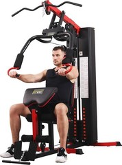 Multifunctional Home Gym System Full Body Workout Station 330lb Weight Workout