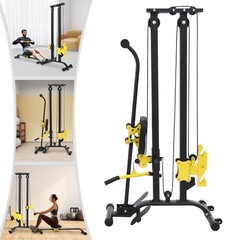 Pull Down Machine Multifunction Low Row Bar Cable Fitness Body Workout Gym
