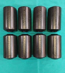 Soloflex Roller Pads Set of 8 Rubber Foam Black Vintage