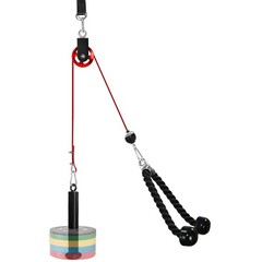 LFJ LAT Pull Down and Lift Weight Pulley System Cable Machine Pulley Attachme…