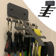 Home Gym Equipment Storage Rack Resistance Bands Storage Hanger Space Saving