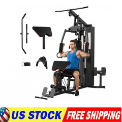 Multifunctional Home Gym Equipment Full Body Workout Station with Pulley System
