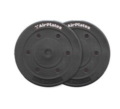 2x AirPlates – Empty Plastic Fake Prop Weight Plate for self-filling 0.45-15kg