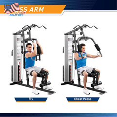 MWM-988 Multifunction Steel Home Gym 150Lb Weight Stack Machine