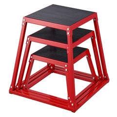 Plyometric Jump Boxes, 12/18/24 Inch Plyo Box, Platform and Jumping Agility Box