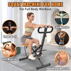 265-POUND CAPACITY SQUAT MACHINE for HOME GYM EXERCISE – NEW & SHIPS FREE!