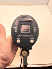 Genuine Gold’s Gym Battery Operated 3.5mm Plug In Work Out Tracker Display Unit