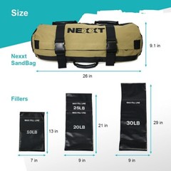 NEXXT Fitness Workout Sandbags Fitness Training Bag For CrossFit (LIQUIDATION!!)