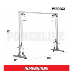 HEAVY DUTY Cable Machine Full Body Workout Weight Stacks Chest WE SHIP OVERSEAS