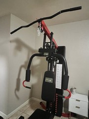 Fitvids FVLX-750 Home Gym System Workout Station with 330lbs of Resistance