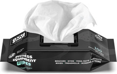 Gym & Yoga Mat Cleaner Wipes, Plant Based – 500 Gym Equipment Wipes to Clean Exe