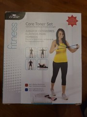 Fitness Resistance Core Toner Set from Crane w Fitness Guide Exercise Athletics