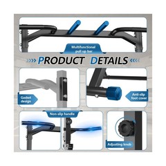 Pull Up Station Pull Up Bar for Home Gym Equipment Dip Station Power Tower St…